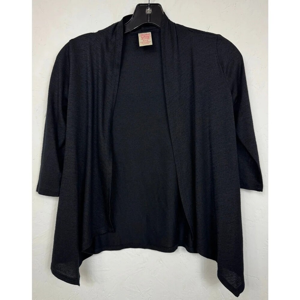 Faded Glory Black Cardigan Girl's Medium (7/8)